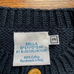 Bella Bliss Boys size 3 fire engine sweater excellent used condition